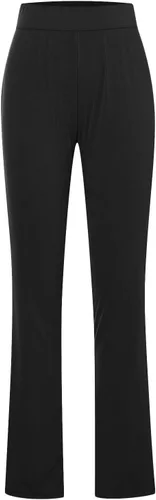 Vista 6 de JPVDPA Pantalones de yoga para mujer, de cintura alta, cruzados, suaves, elásticos, acampanados, para entrenamiento, casual, corte de bota