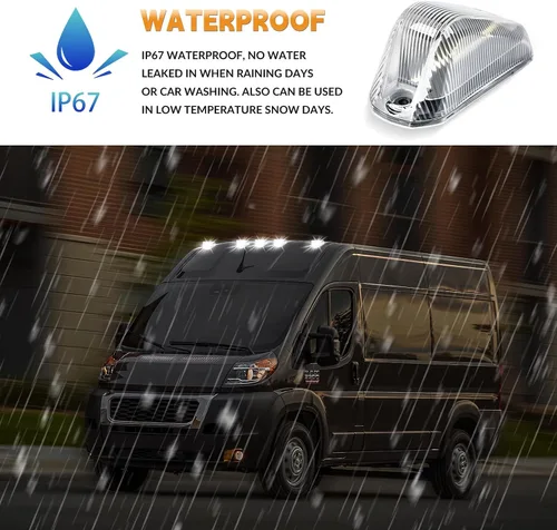 Vista 5 de Luces LED para techo de cabina para Dodge Ram ProMaster 1500 2500 3500, 5