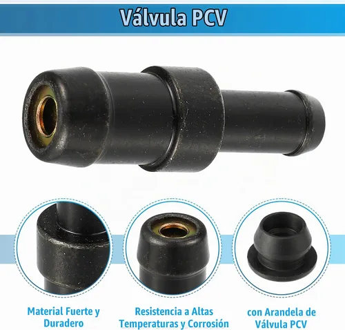 Vista 4 de uxcell Kit de juntas de válvula PCV Accesorios de válvula de ventilación positiva del cárter para Toyota 4Runner 3.0L 1990-1995