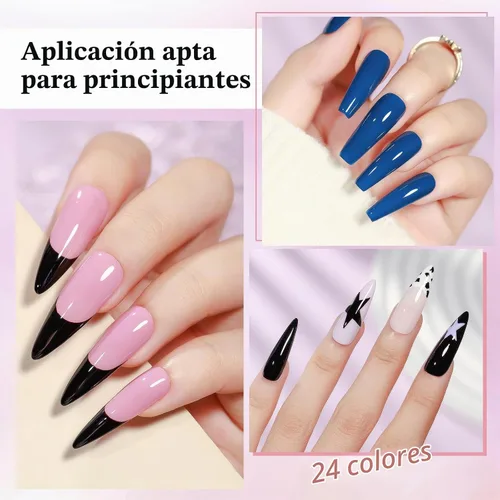 Vista 4 de Juego de esmaltes de uñas de secado rápido, 24 colores Regular
