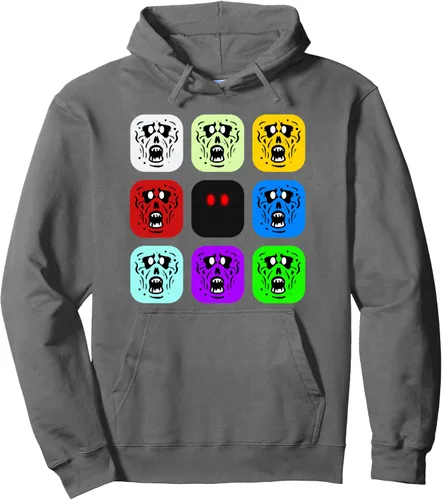 Vista 9 de Sudadera con capucha Zombie Rush Zombies, Negro, S