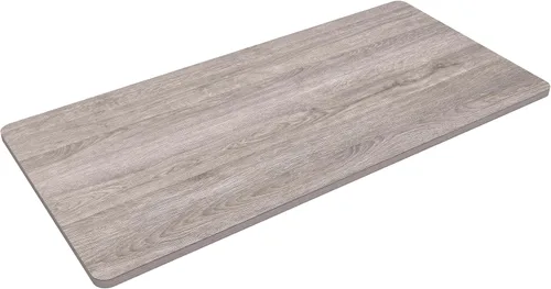 Vista 14 de FLEXISPOT Mesa de Escritorio de una pieza de 102 x 61 cm, escritorio de altura ajustable de 1 pulgada, mesa rectangular de escritorio de 42 cm