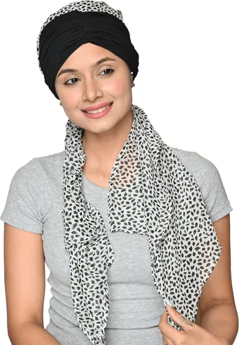 Vista 2 de SAKUCHI Aveon Head Scarf For Women Chemo Headwear Turbans Headwraps Cancer Hats