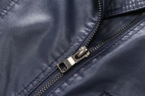 Vista 4 de LJYH Chaquetas de cuero PU para niños Abrigo de motocicleta con tachuelas