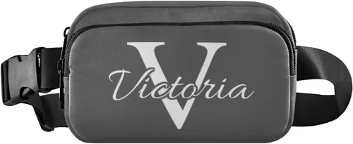 Vista 21 de Riñoneras personalizadas para mujeres y hombres, bolsa de cinturón personalizada con correa ajustable, riñoneras de moda, bolsa cruzada para la #01