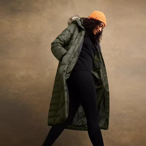 Vista 8 de Eddie Bauer Abrigo de lona de plumón Lodge para mujer