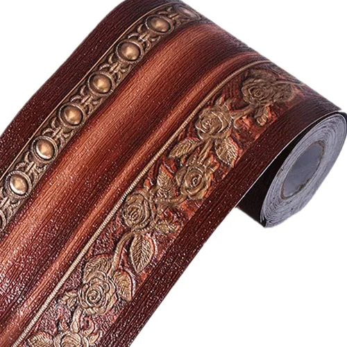 Vista 10 de Moyishi Papel de pared 3D de peonía real de 16.4 ft, fácil de aplicar (rojo oscuro)