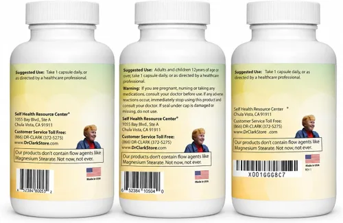 Vista 3 de Dr Clark Store Kit de apoyo y limpieza intestinal, cápsulas vegetarianas