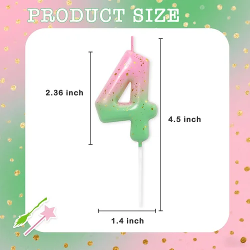 Vista 39 de Velas de número 9 arcoíris con número 3D para decoración de fiesta de pastel de cumpleaños, suministros de celebración de aniversario de boda