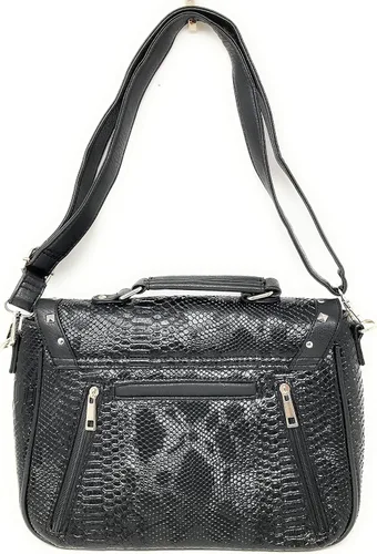 Vista 2 de Texas West Bolso de mano oculto con cadena de calavera para mujer