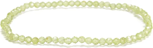 Vista 6 de JM Design 02-Peridot Peridot Cuentas Redondas Cuentas Pulsera 0.079 in 7.5'' Longitud