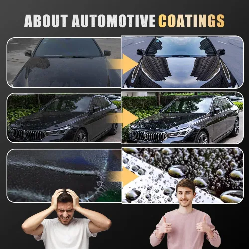Vista 5 de Revestimiento de cerámica para automóviles, cera de automóvil 2025, aerosol portátil para detalles, protección de pintura duradera
