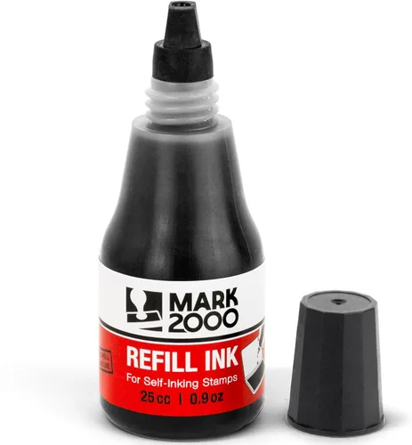 Vista 3 de Mark 2000 Tinta de recarga autoentintada - Negra - 25cc (0.9oz)