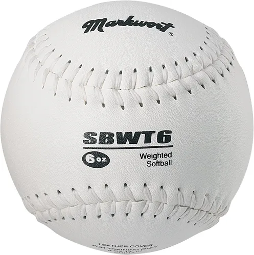 Vista 7 de Markwort Funda de cuero con peso de 12 pulgadas para softballs