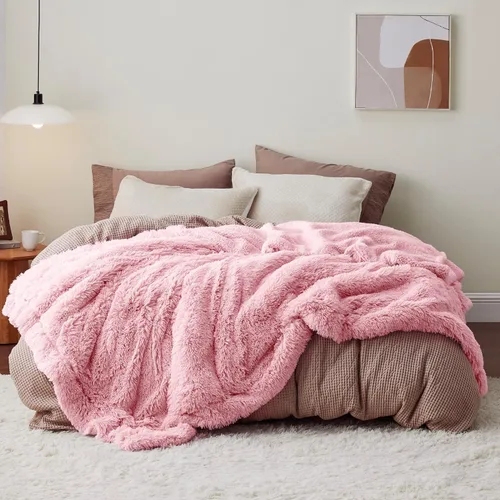 Vista 20 de Bedsure GentleSoft Manta de Tiro de Piel Sintética Esponjosa y Suave para Sofá, Forro Polar Sherpa Suave Regalos Acogedores para Mujeres, Manta