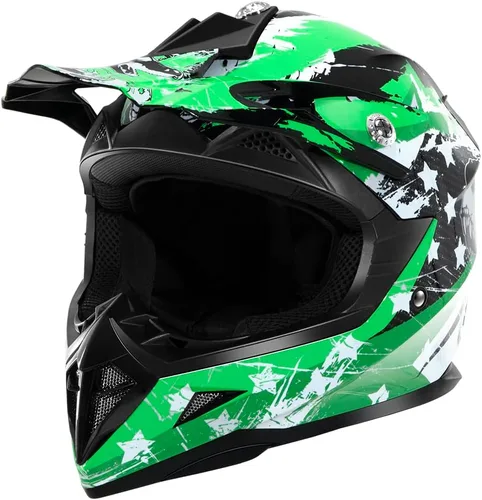 Vista 2 de Motocross Youth Kids Helmet DOT Approved - YEMA Helmet YM-211 Motorbike Moped Motorcycle Off Road Helmet for Boys Girls