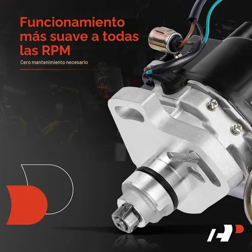 Vista 6 de Distribuidor de encendido A-Premium con tapa y rotor compatible con Toyoya Compatible con Corolla 1988 1989, motor L4 de 1.6L, DOHC