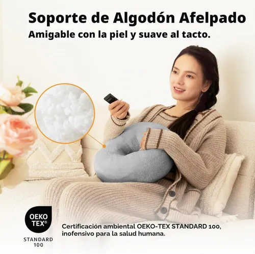 Vista 6 de SupeDesk Soporte de almohada para tablet con cuenco de aperitivos para cama