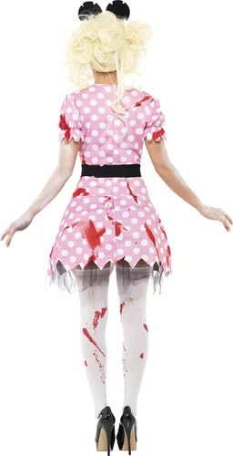 Vista 3 de Smiffys Disfraz de roedor zombi para mujer