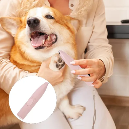 Vista 5 de Dog Paw Trimmer Pink Portable Low Noise for Cats and Dogs, ABS