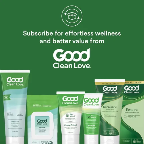 Vista 8 de Good Clean Love Rehydrate Gel vaginal ultra hidratante con ácido hialurónico, hidratante vaginal equilibrado con pH, cuidado femenino a base