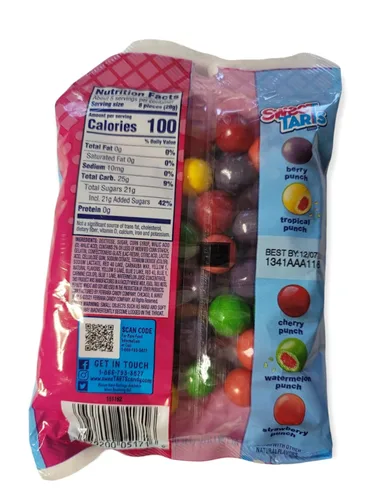 Vista 2 de SweeTarts Fusiones masticables, mezcla de ponche de frutas, 5 onzas