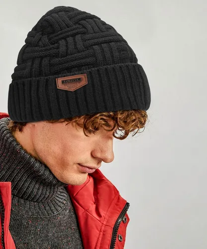 Vista 4 de Loritta Gorro de invierno cálido de punto grueso y holgado para hombre