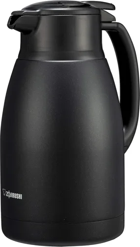 Vista 12 de Zojirushi SH-HC10BM - Jarra al vacío de acero inoxidable, 1 litro, negro mate