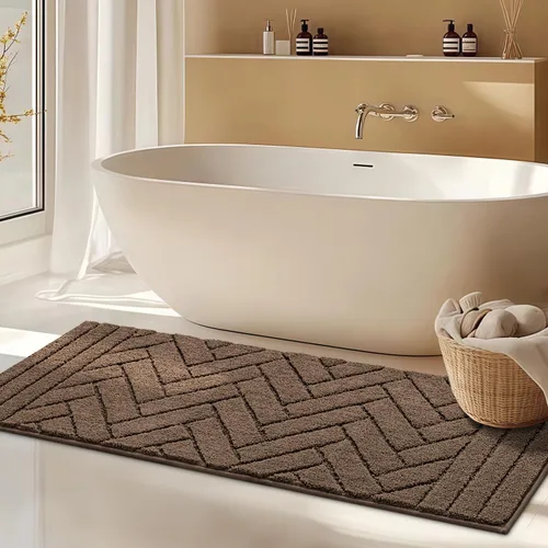 Vista 69 de hicorfe Tapete para puerta delantera para entrada exterior, 20 x 31.5 pulgadas, absorbente, resistente a la suciedad, tapetes de bienvenida
