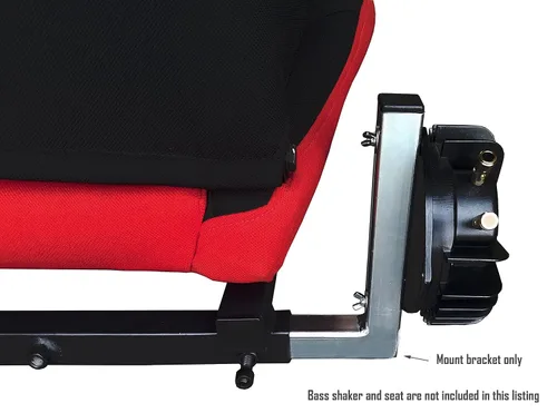 Vista 6 de OpenWheeler Universal Bracket for Bass Shaker Low Frequency Audio Tactile Transducers. Fits all buttkickers, AuraSound