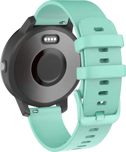 Vista 10 de OVERSTEP Vicoactive 3 - Correa de silicona suave de 0.78 pulgadas para Garmin Vivoactive 3/Forerunner 245/645 Music/Samsung Galaxy Watch 1.654