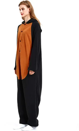 Vista 5 de III HHONS Onesies - Pijama de animales para mujereshombres, disfraz de adulto, Halloween, cosplay, ropa de dormir de Navidad para adolescentes