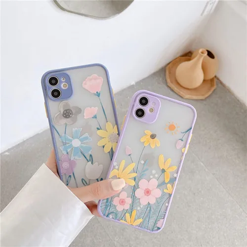 Vista 8 de Ownest Funda compatible con iPhone 12 [no es compatible con iPhone 12 Pro de 6.1 pulgadas] para parte trasera de policarbonato transparente Azul
