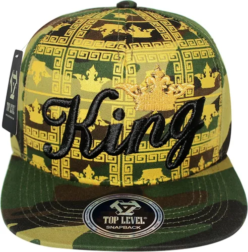 Vista 2 de Top Level - Gorra ajustable de algodón para hombre (varios diseños únicos de sombreros disponibles)