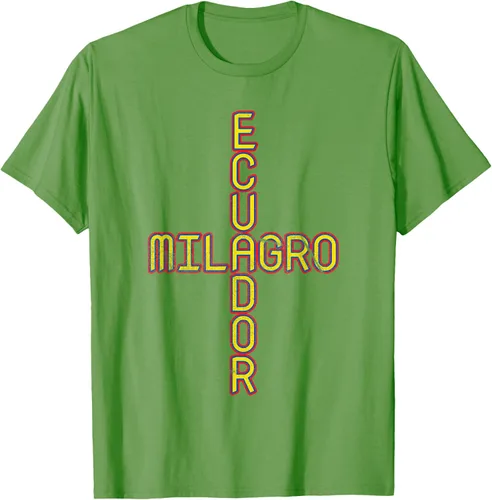 Vista 13 de Milagro Ecuador Travel, Orgullo, Bandera de Ecuador, Camiseta Milagro, Negro