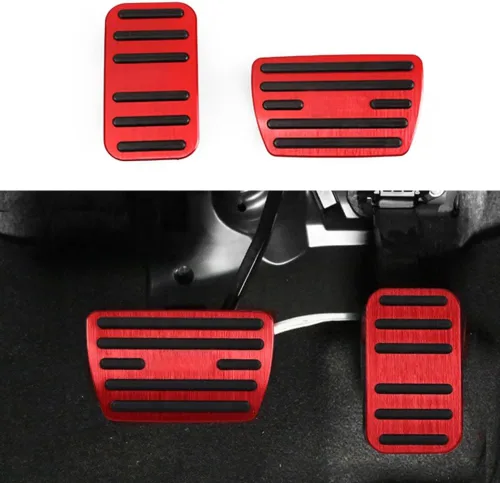 Vista 9 de Rifoda para Honda Civic Pedal de Acelerador y Freno Cobertura Antideslizante Compatible con 10ª Gen Civic 2021 2020 2019 2018 2017 2016 Juego de Azul