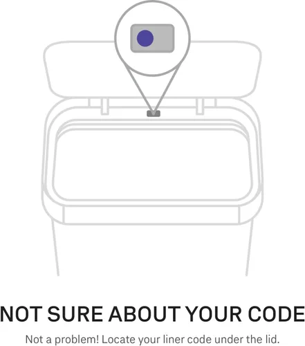 Vista 7 de simplehuman Code Q - Paquete de 40 dispensadores de forros personalizados, bolsas de basura con cordón, 50-65 litros/13-17 galones, color blanco