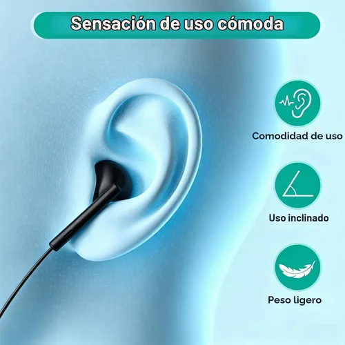 Vista 7 de Auriculares USB C con cable para iPhone 18 17 16 15, iPad, Mac Negro