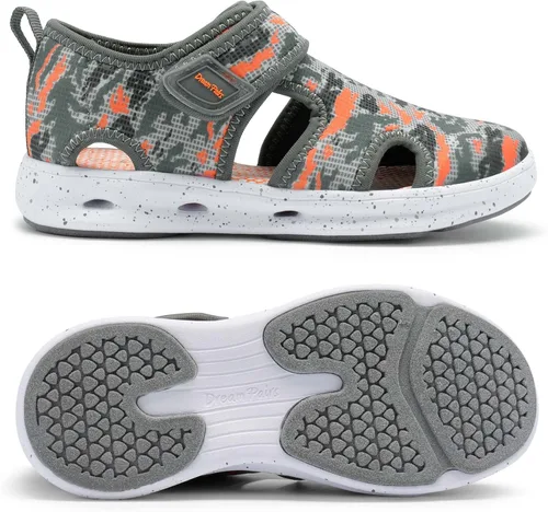 Vista 5 de DREAM PAIRS Sandalias para niños y niñas, zapatos de agua con punta cerrada, zapatos de agua de secado rápido para niños pequeñosgrandes