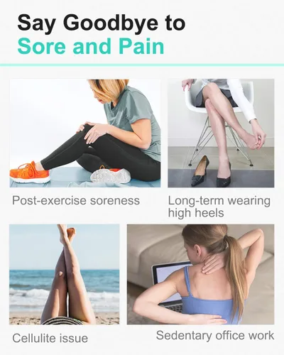 Vista 2 de Tumaz Barra de rodillo muscular – Lo mejor para masajes y alivio del dolor muscular – Calidad profesional con rodamiento para un uso suave