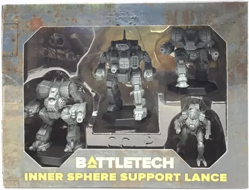Vista 2 de Catalyst Game Labs BattleTech Mini Force Pack: Lanza de soporte de esfera interior, gris