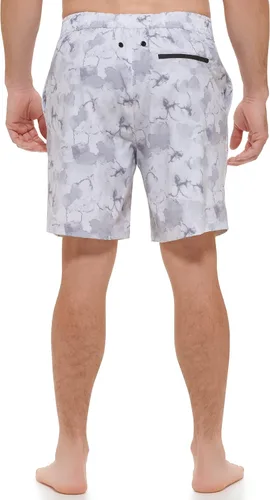Vista 3 de Calvin Klein Men's Standard Uv Protected Quick Dry Graphic Print Swim Trunk