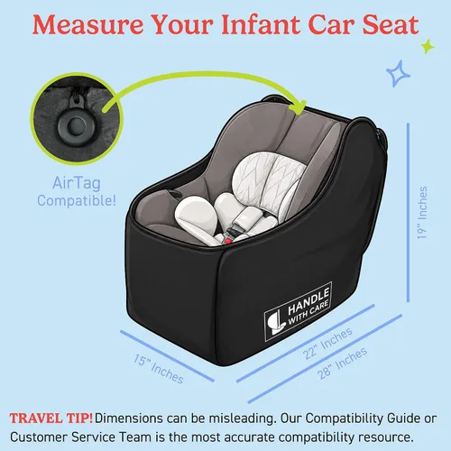 Vista 3 de J.L. Childress Premier - Bolsa de viaje acolchada para asiento de coche