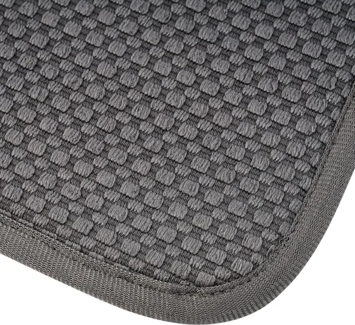 Vista 6 de Paquete de 2 tapetes de secado de platos para encimera de cocina, absorbentes, tapetes escurridor de platos de microfibra, almohadilla de secado