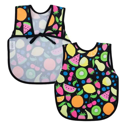 Vista 17 de BapronBaby Galletas y leche Bapron – Babero más seguro sin lazo para el cuello para bebés y niños pequeños – Suave impermeable resistente a