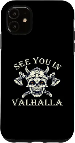 Vista 5 de iPhone 15 Viking Odin Ragna Nos vemos en el caso de los Vikingos de Valhalla