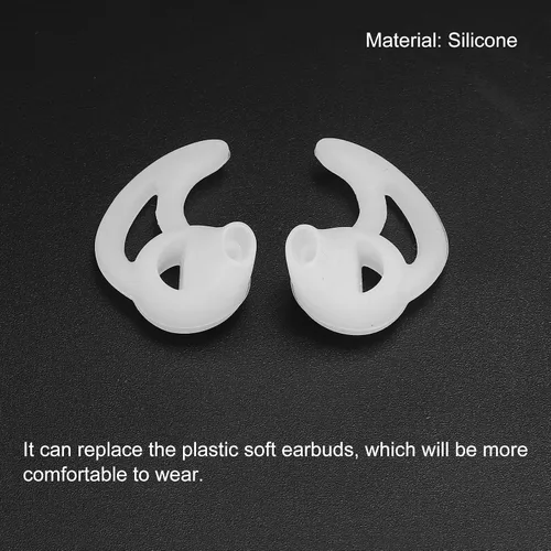 Vista 4 de MECCANIXITY Auriculares de silicona para auriculares de radio bidireccional, puntas de repuesto para auriculares de tubo de bobina