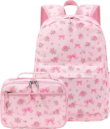 Vista 14 de CAMTOP – Juego de morral y lonchera para niñas de preescolar y primaria, Teñido amarillo., S, Viajar A-Tie Dye Amarillo