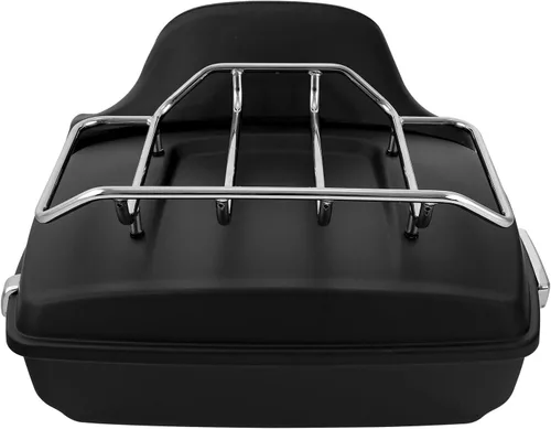 Vista 3 de TCMT Chopped Tour Pack maletero portaequipajes y respaldo para Harley Tour Pak Touring CVO Road King Road Glide Street Glide Electra Glide Ultra