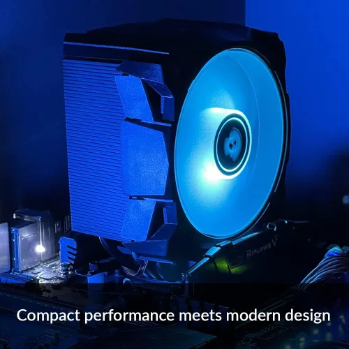 Vista 6 de ARCTIC Congelador A35 RGB - Enfriador de CPU de una sola torre con RGB, AMD específico, ventilador de presión optimizada de 4.724 in, 200-1700 RPM